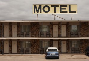 A roadside motel June 26, 2007 in Pine Bluffs, Wyoming. Driving to vacation destinations and social distancing are factors of the pandemic helping motels see a resurgence. (Spencer Platt/Getty Images/TNS)