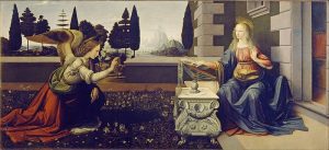 800px-Leonardo_Da_Vinci_-_Annunciazione