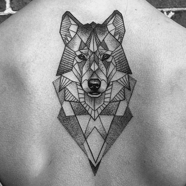 Geometrijska tetovaža - pas