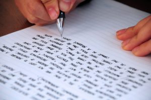 writing-on-paper