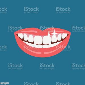 Vector dentist smile.