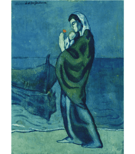 Pablo-Picasso-Mother-and-Child-by-the-Sea-1902-oil-on-canvas-817-598-cm-Pola