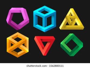 simple-3d-impossible-shapes-abstract-260nw-1562800111