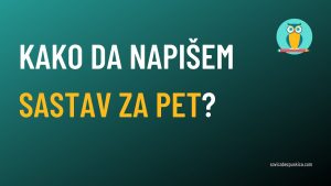 Video Thumbnail: Kako da napišem sastav za pet?