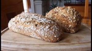 Video Thumbnail: No-Knead Multigrain Whole Wheat Bread… super easy… no machines (updated)