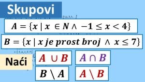 Video Thumbnail: Skupovi zadaci srednja škola